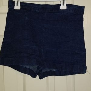 Pinup Couture High waisted denim shorts